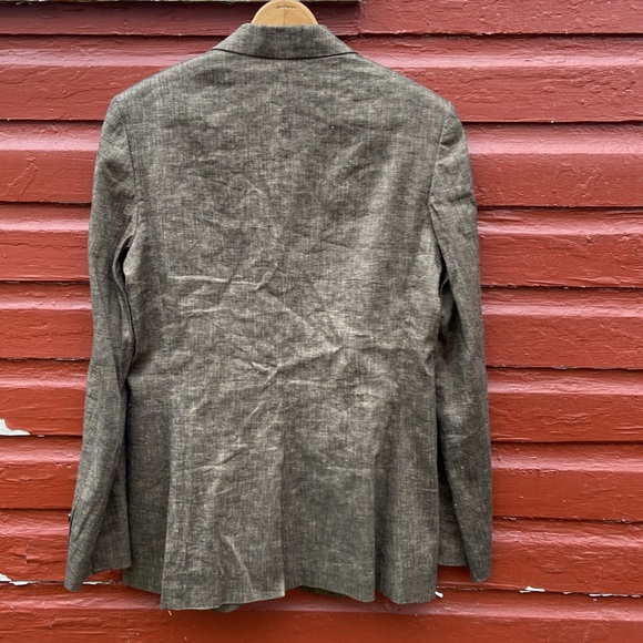Theory Classic Blazer in Textured Linen Women's Size 8 - Picture 11 of 12